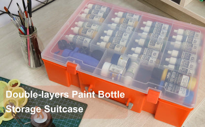 Dual-layer Model Paint Storage Case