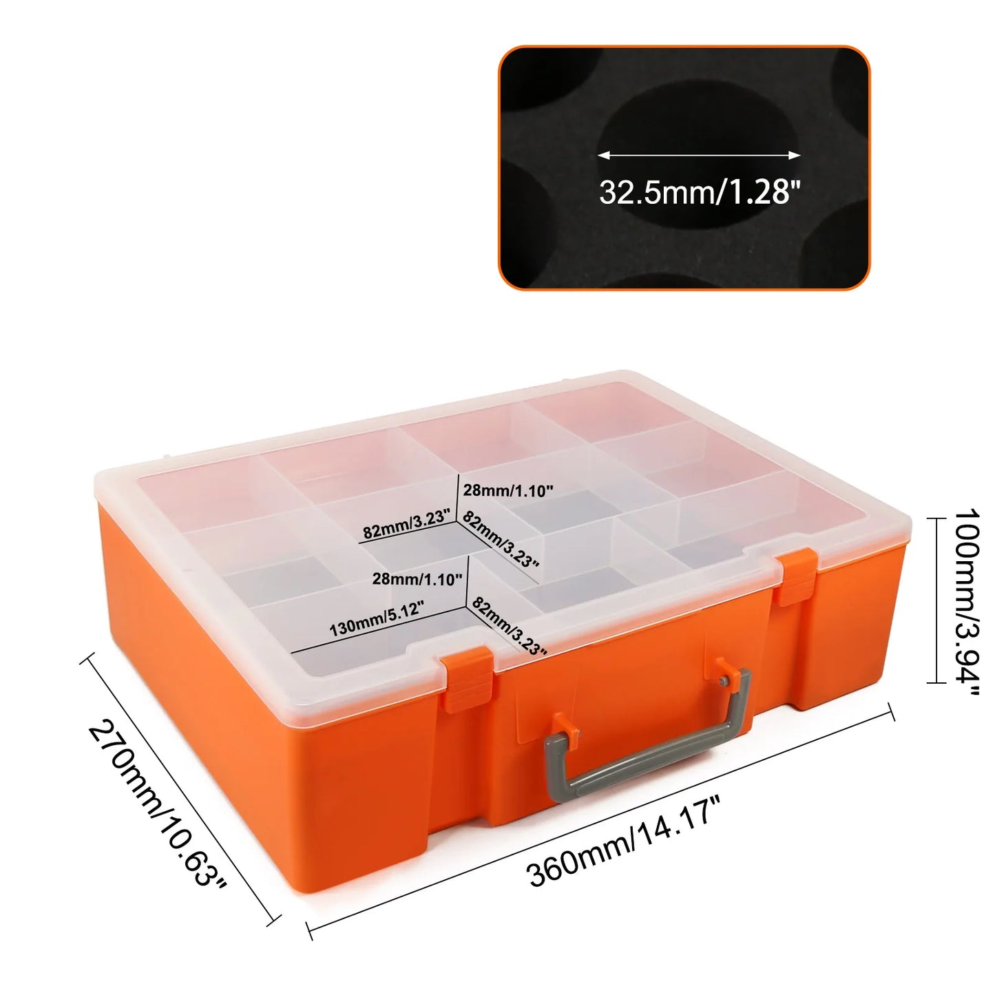 Dual-layer Model Paint Storage Case