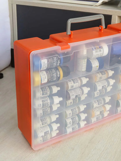 Dual-layer Model Paint Storage Case